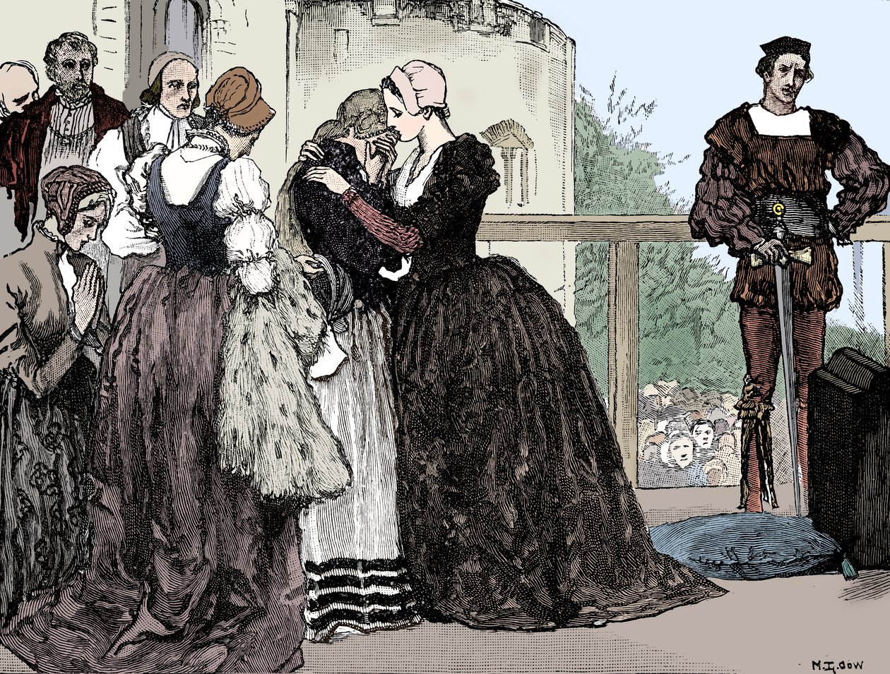 La ejecución de Ana Bolena, 1536 de Unbekannt