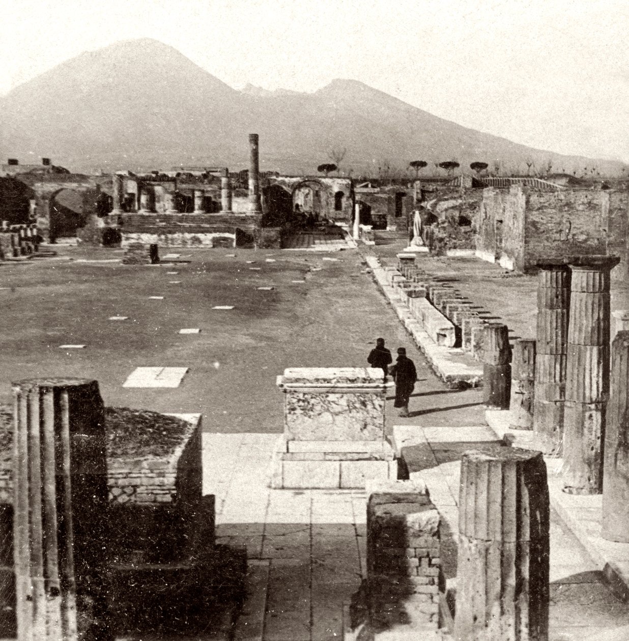 El foro de Pompeya, Italia, 1894 de Unbekannt