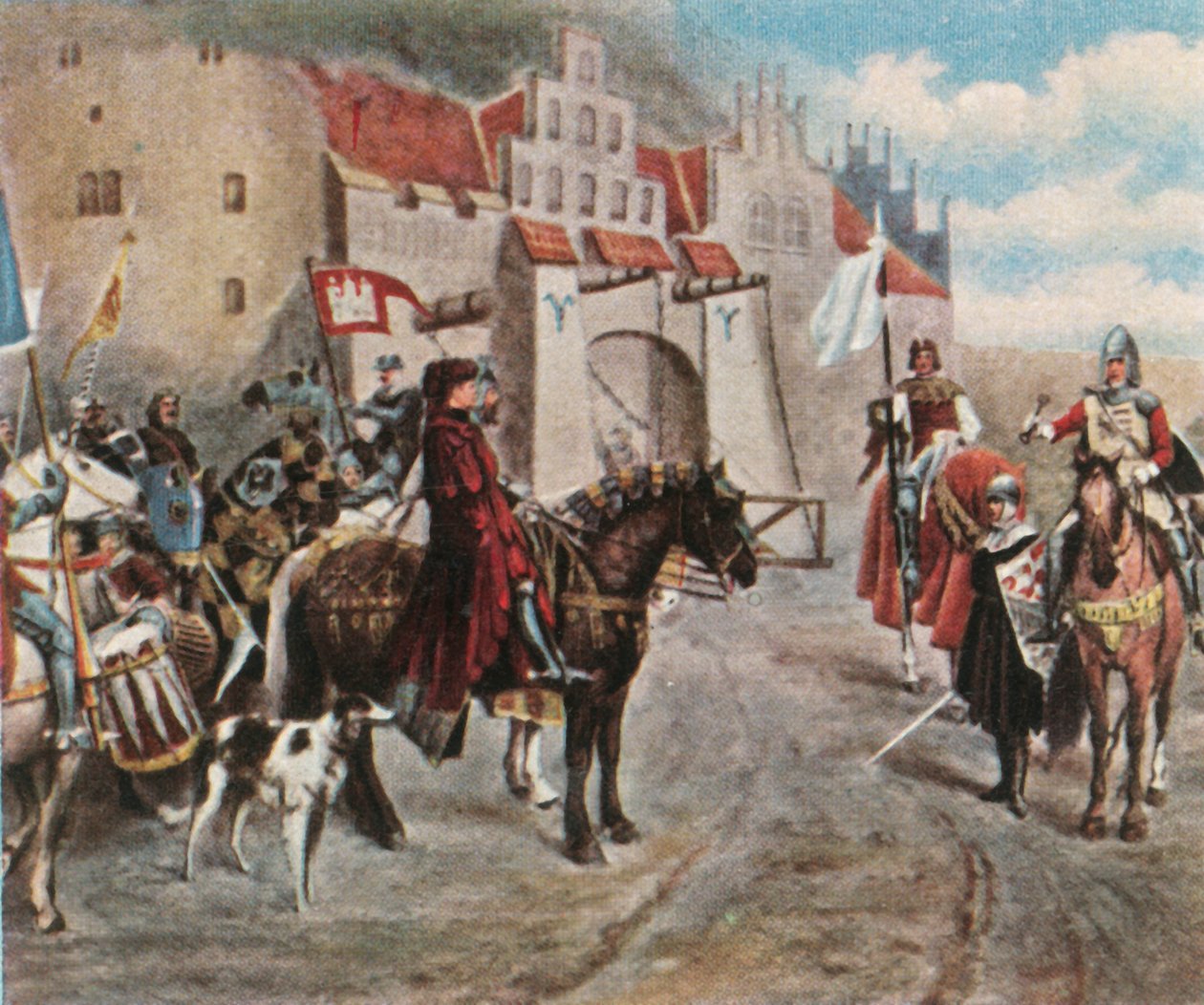 La entrega de Bergedorf, 1420, 1936 de Unbekannt