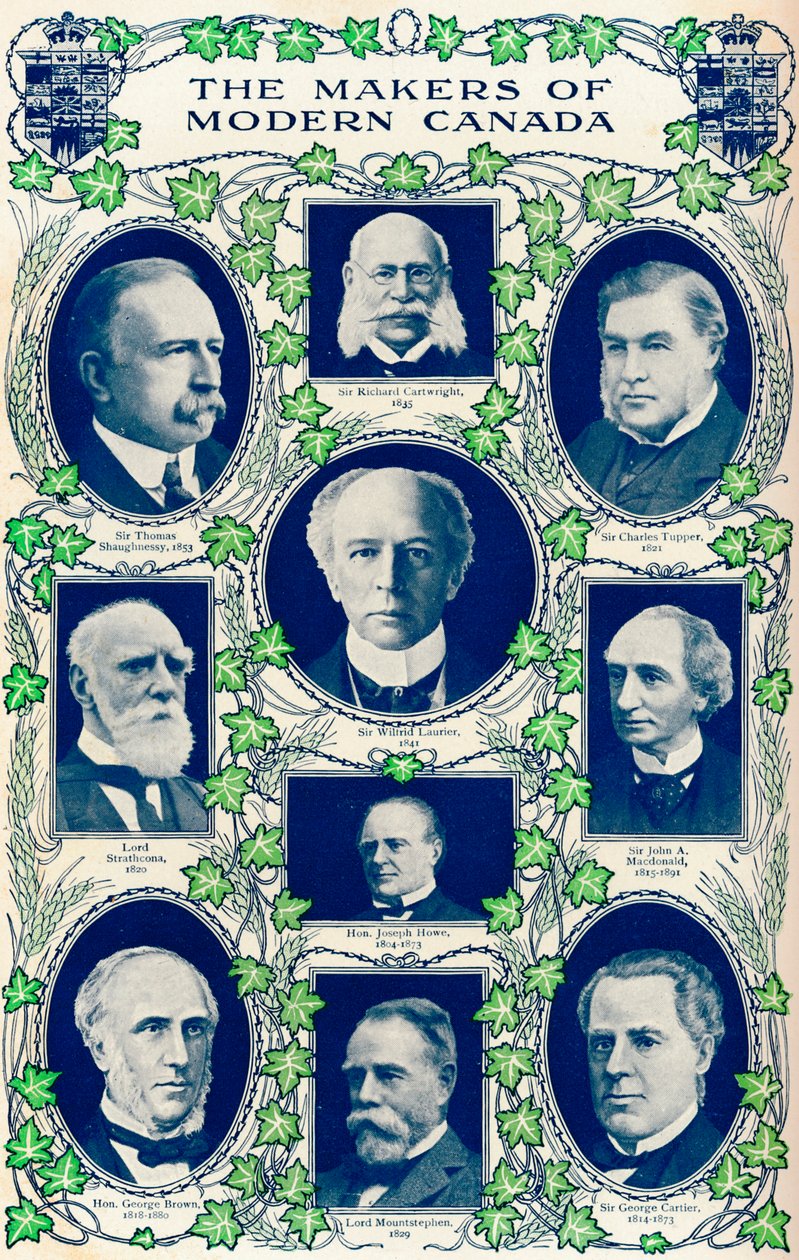 Los creadores del Canadá moderno, 1909 de Unbekannt