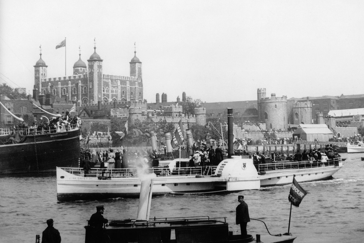 La inauguración del Puente de la Torre, Londres, 1894 de Unbekannt