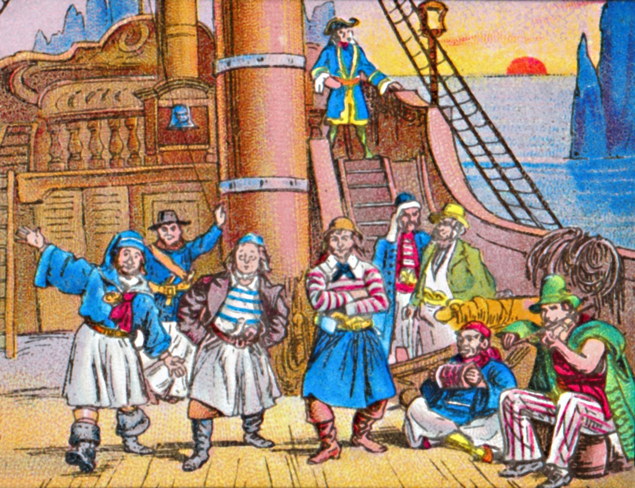 Los piratas en casa, c1905 de Unbekannt