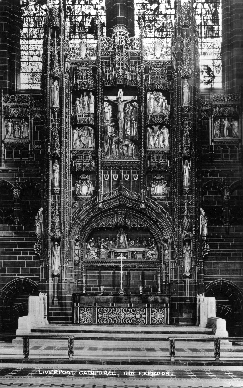 El retablo en la Catedral de Liverpool, siglo XX de Unbekannt