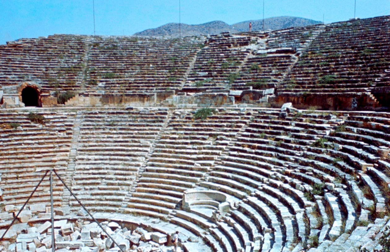 Teatro, Hierápolis, Pamukkale, Turquía, 190 a.C. de Unbekannt
