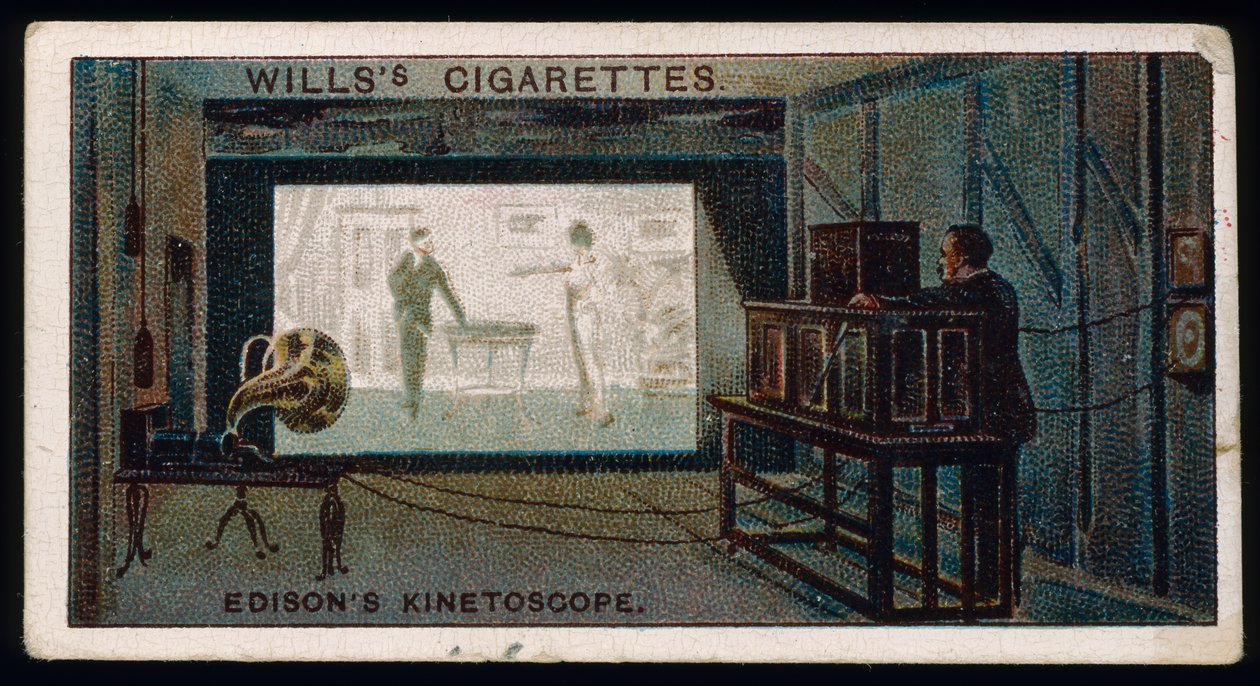 El teatro kinetográfico de Thomas Alva Edison, c. 1892 de Unbekannt