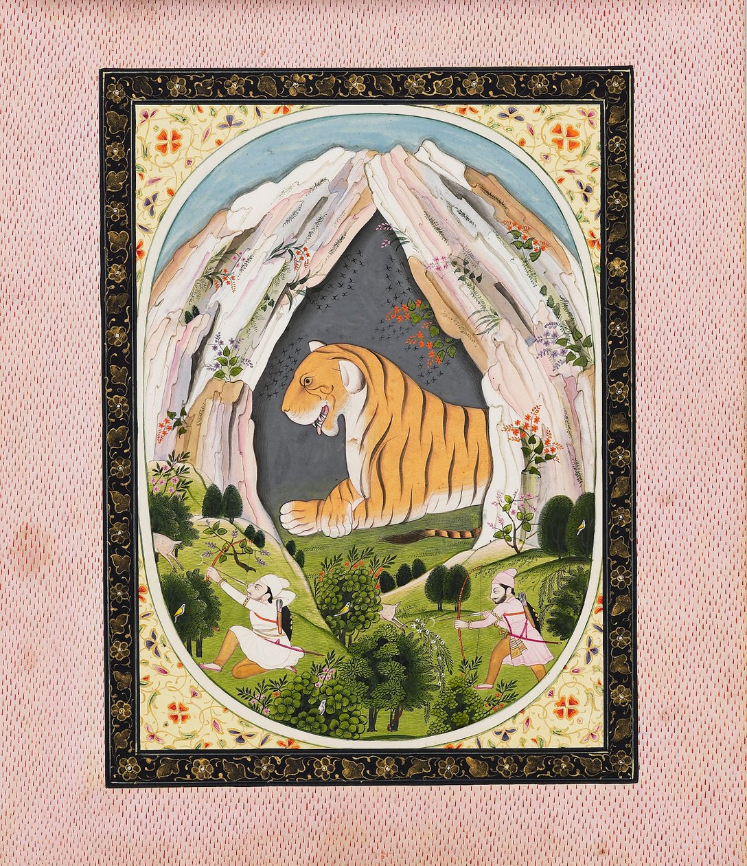 Tigre en una cueva, c1810 de Unbekannt