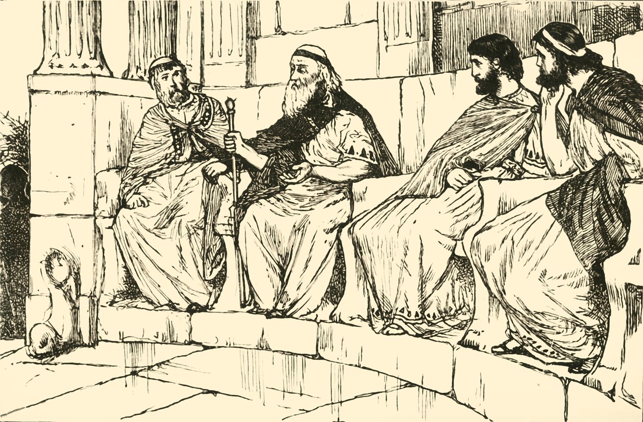 Timelon en la Asamblea de Siracusa, 1890 de Unbekannt