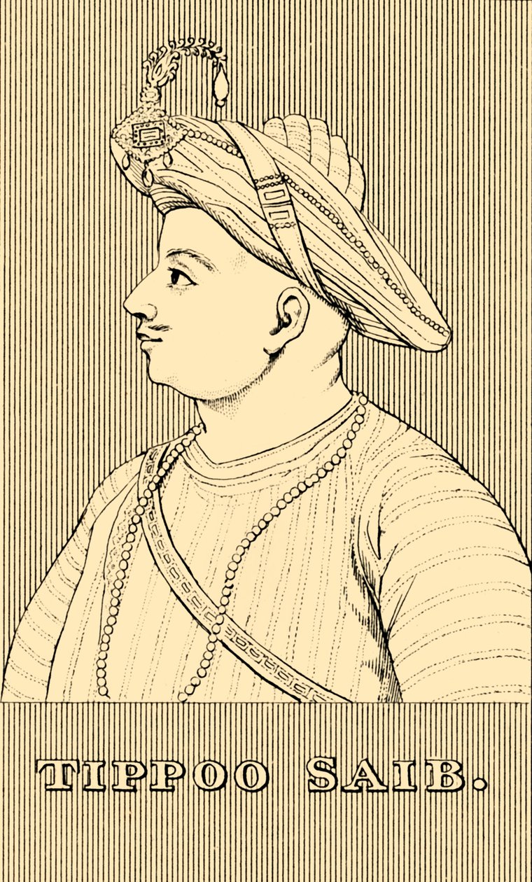 Tippoo Saib, 1750-1799 de Unbekannt
