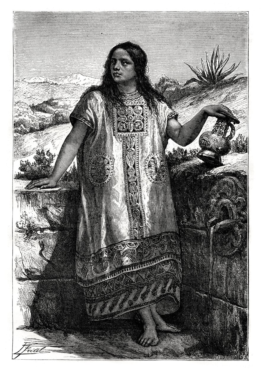 Chica tolteca, México, siglo XIX de Unbekannt