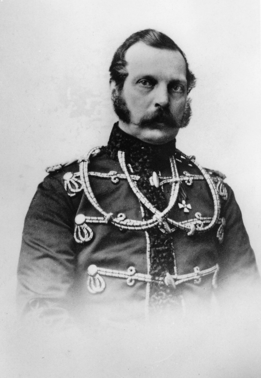 Zar Alejandro II de Rusia, c1861-c1865 de Unbekannt
