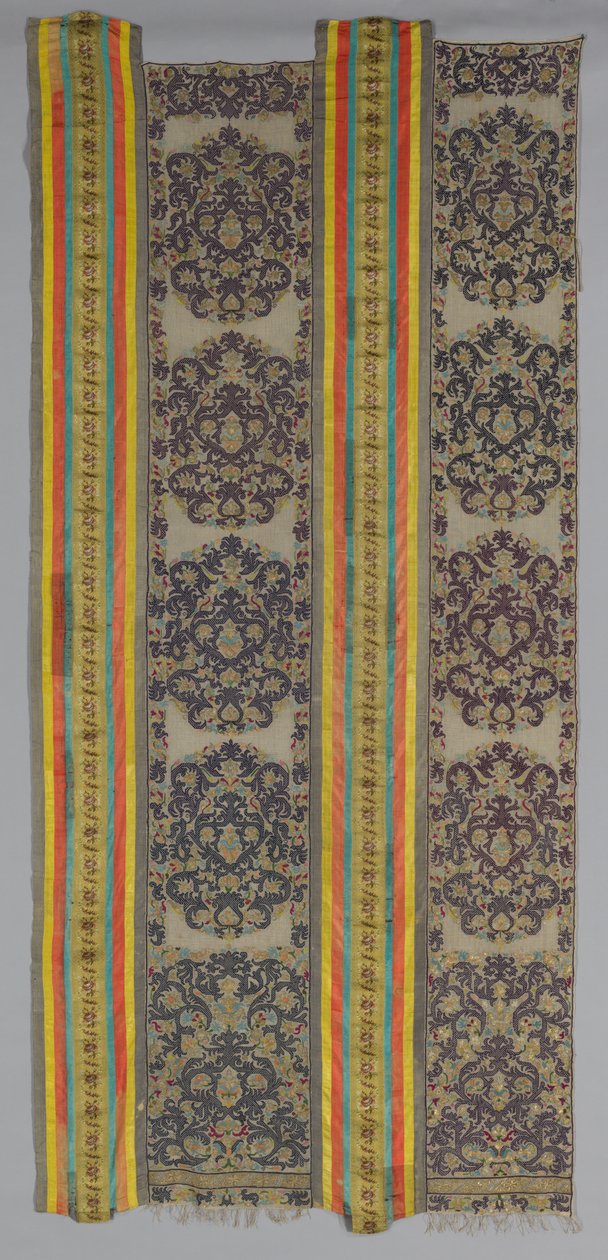 Dos partes de una cortina, 1700s de Unbekannt