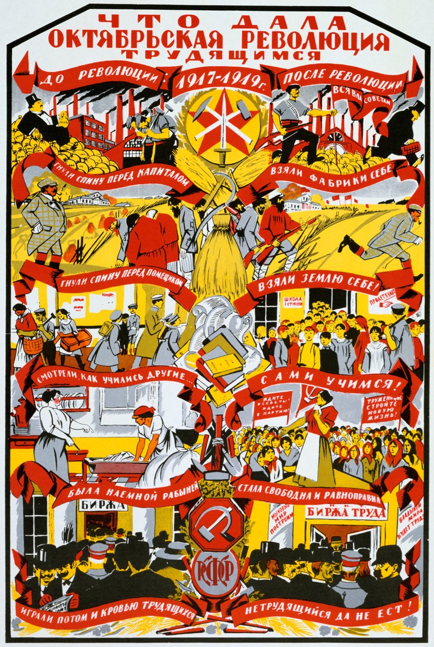 Póster de la URSS, 1919 de Unbekannt