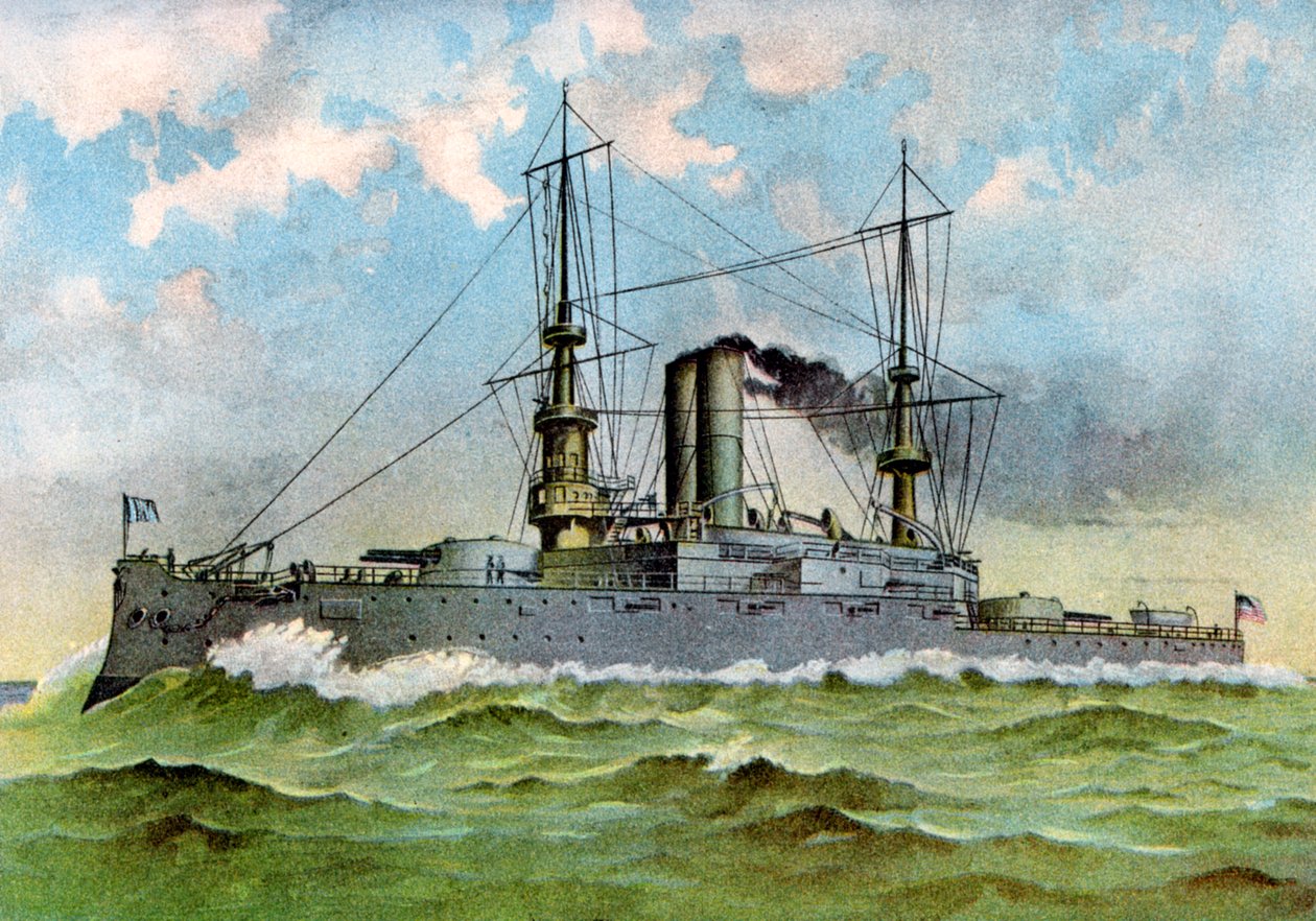 USS Alabama, acorazado estadounidense, 1898 de Unbekannt