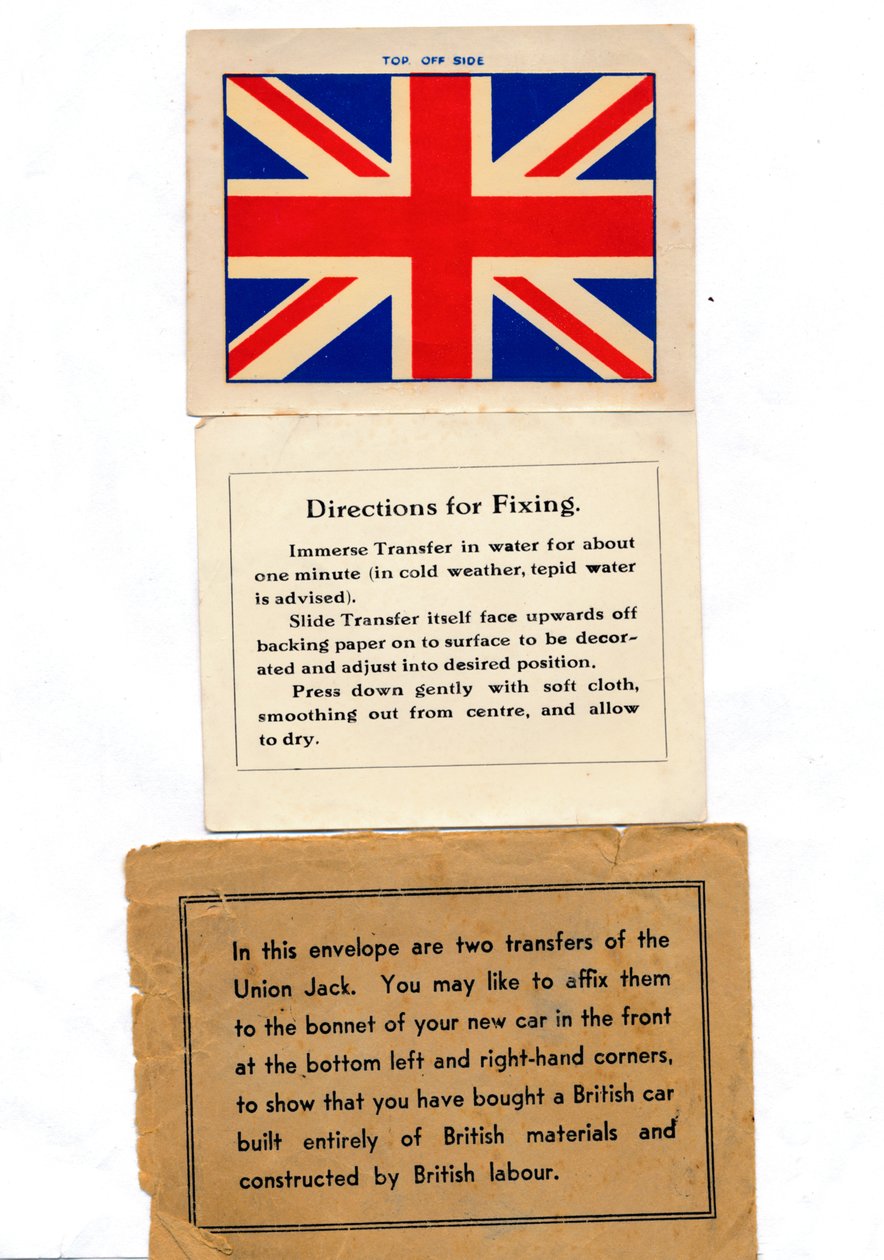 Transferencias de coche Union Jack de Unbekannt