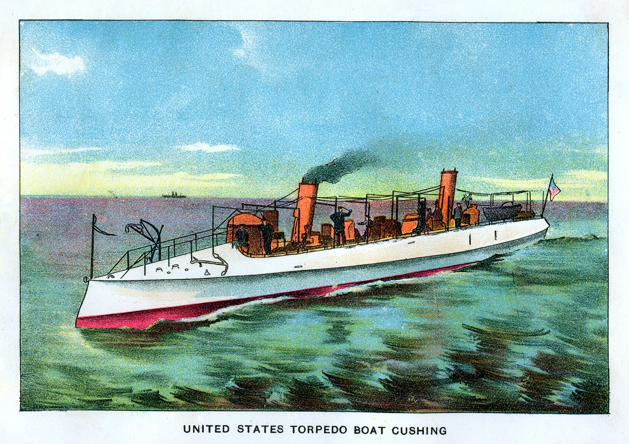 Torpedero estadounidense Cushing, 1890s de Unbekannt