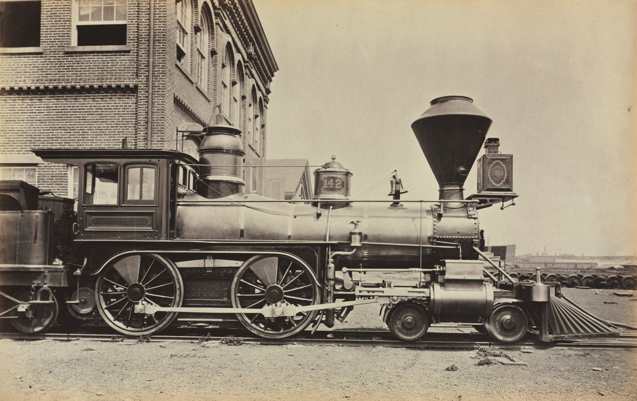 Sin título, locomotora del ferrocarril de Pensilvania, c. 1868 de Unbekannt