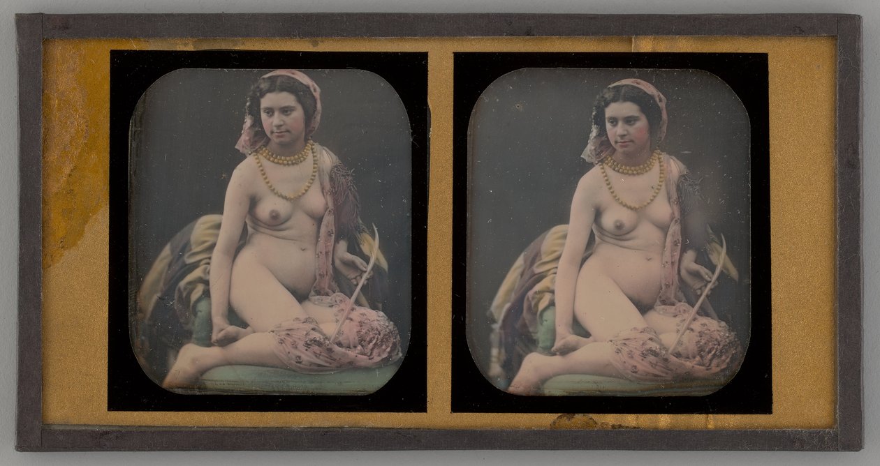 Retrato sin título de una mujer desnuda de Unbekannt