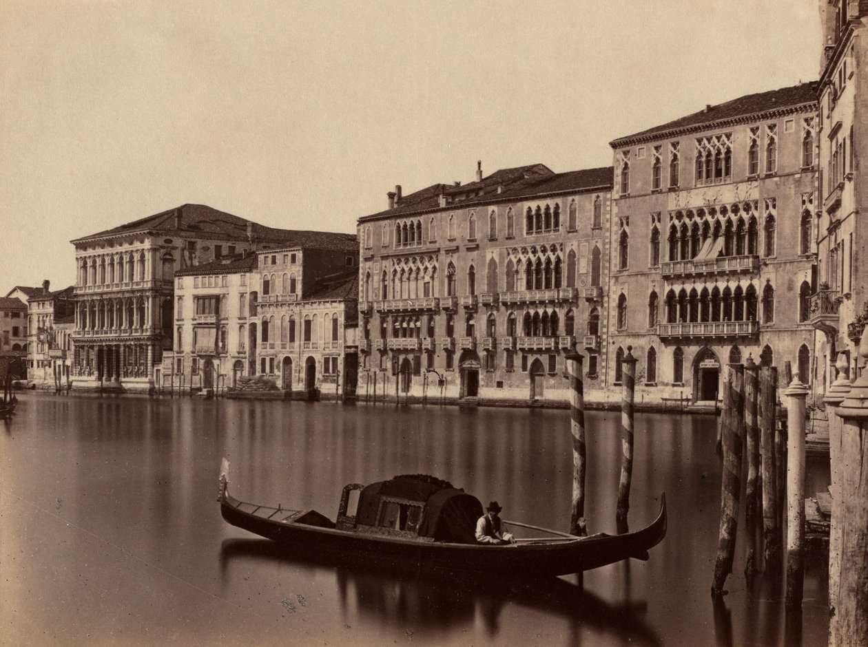 Góndola veneciana sin título, finales del siglo XIX de Unbekannt