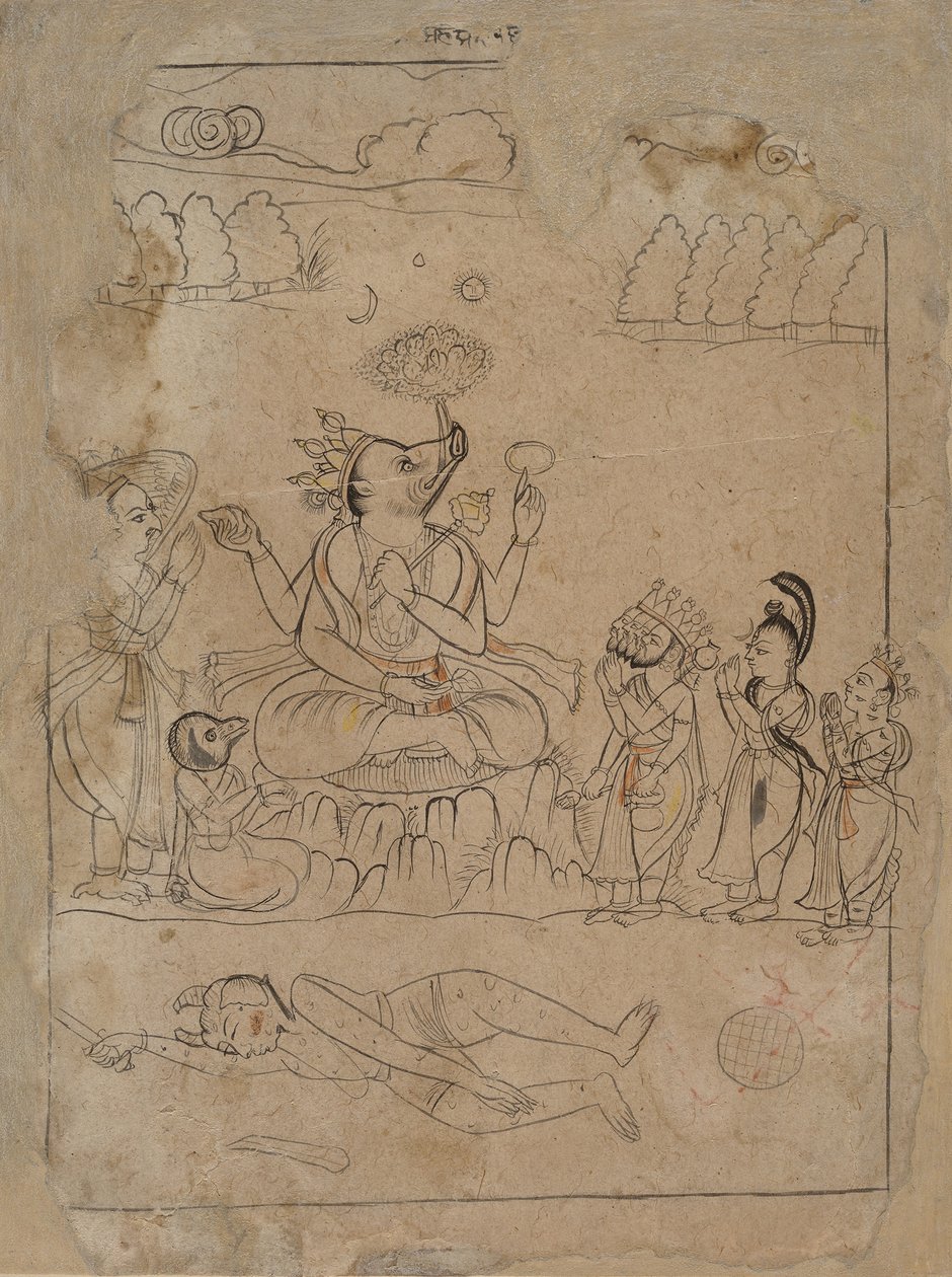 Varaha triunfante de Unbekannt