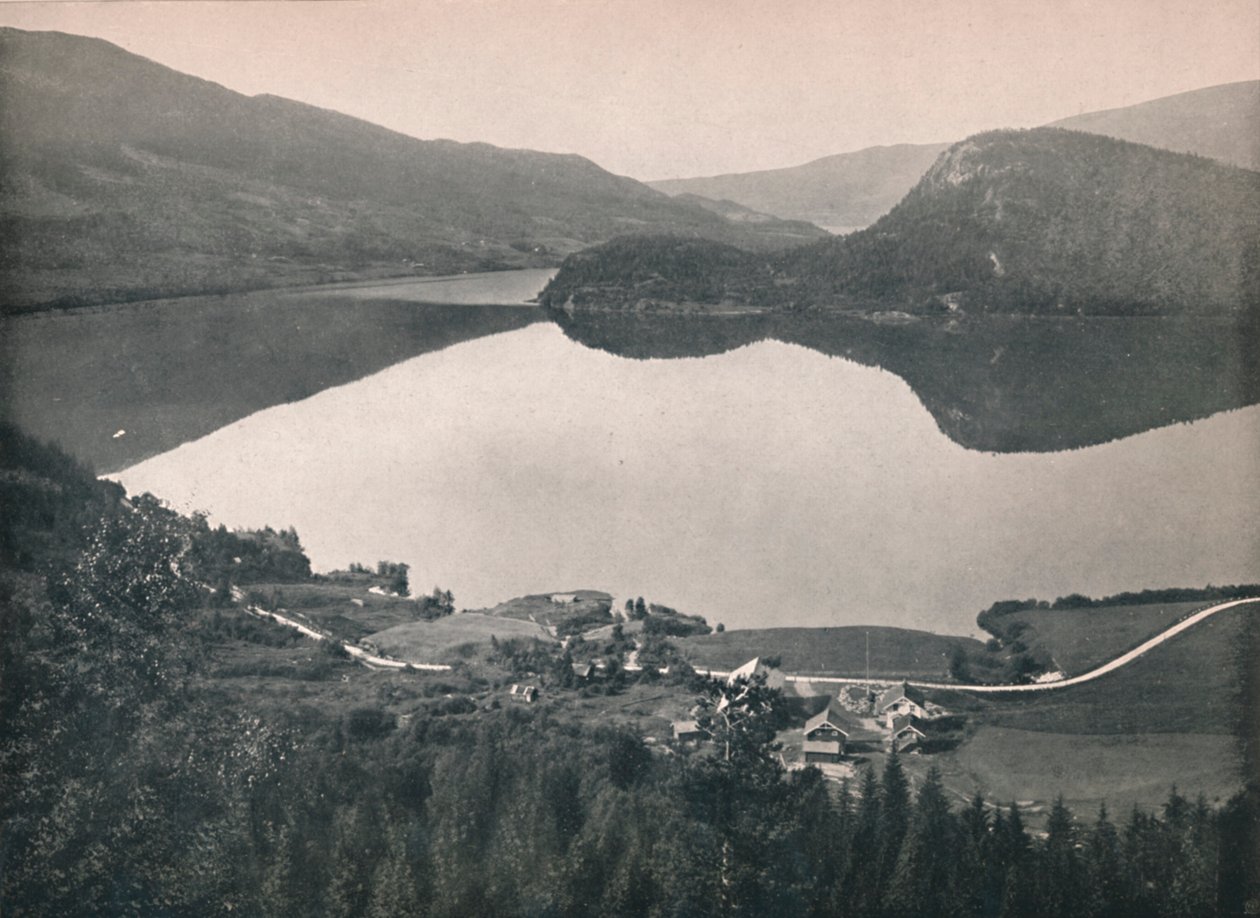 Ved Haverstingstunnelen, Bergensbanen, 1914 de Unbekannt