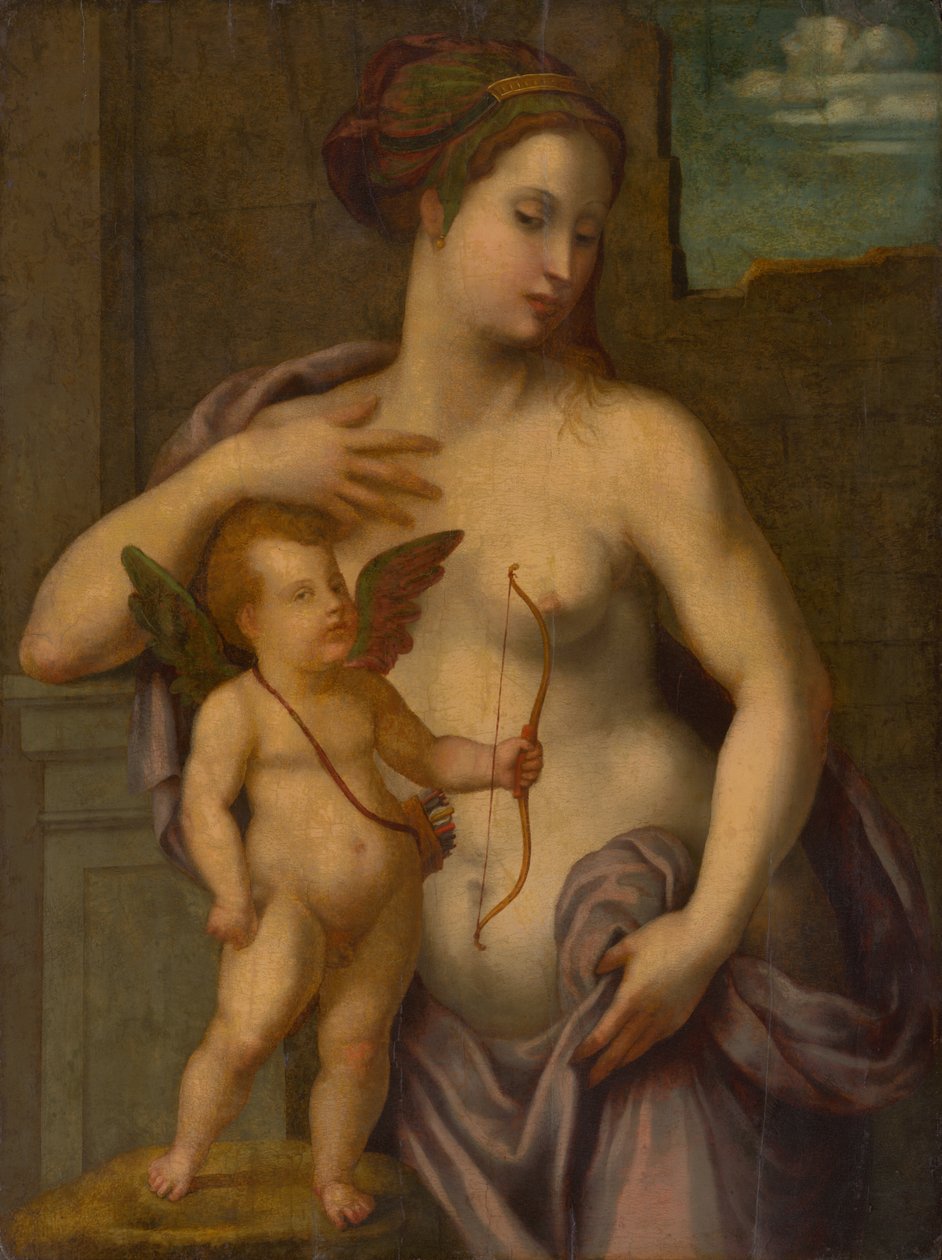 Venus con Cupido de Unbekannt