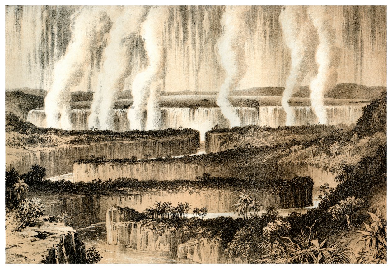 Cataratas Victoria del Zambezi, 1883 de Unbekannt