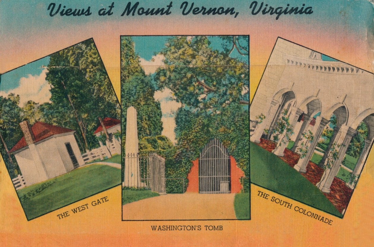 Vista en Mount Vernon, Virginia, 1946 de Unbekannt