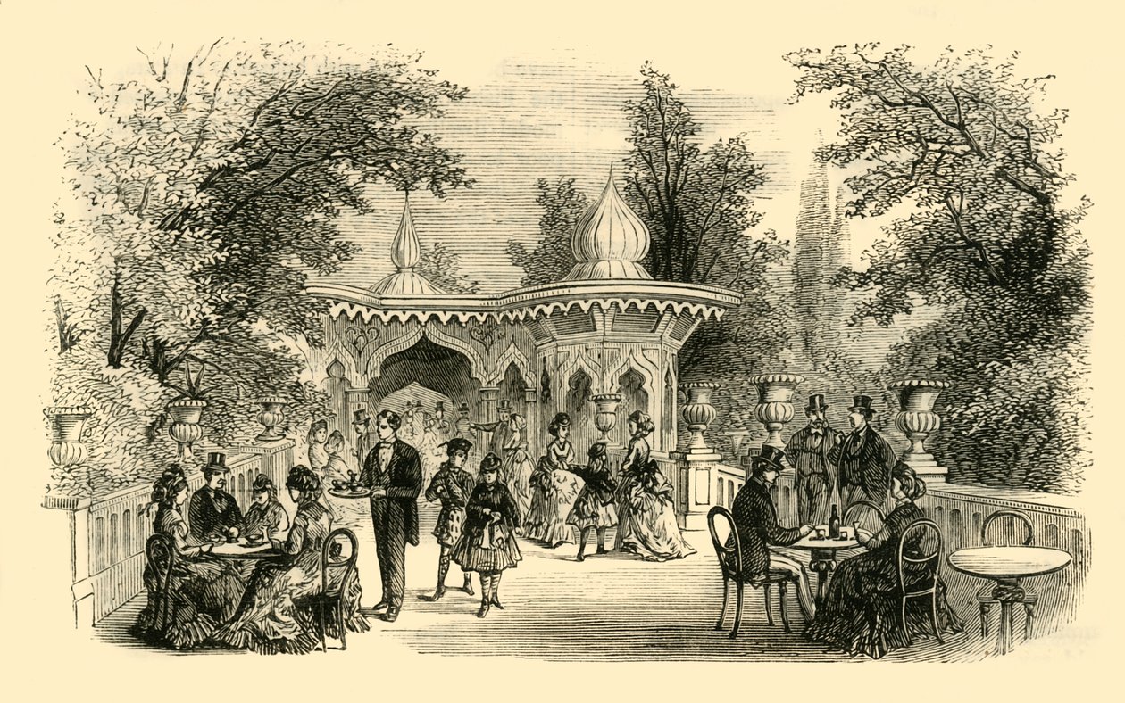 Vista en los Jardines de Surrey, c1878 de Unbekannt