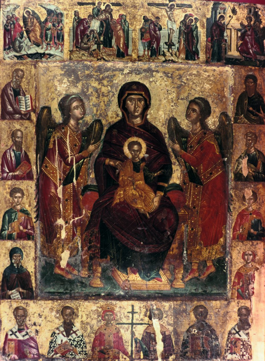 Virgen y Niño, siglo XVI de Unbekannt