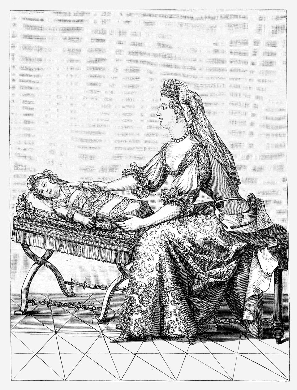 Despertando al Duque de Anjou, 1885 de Unbekannt