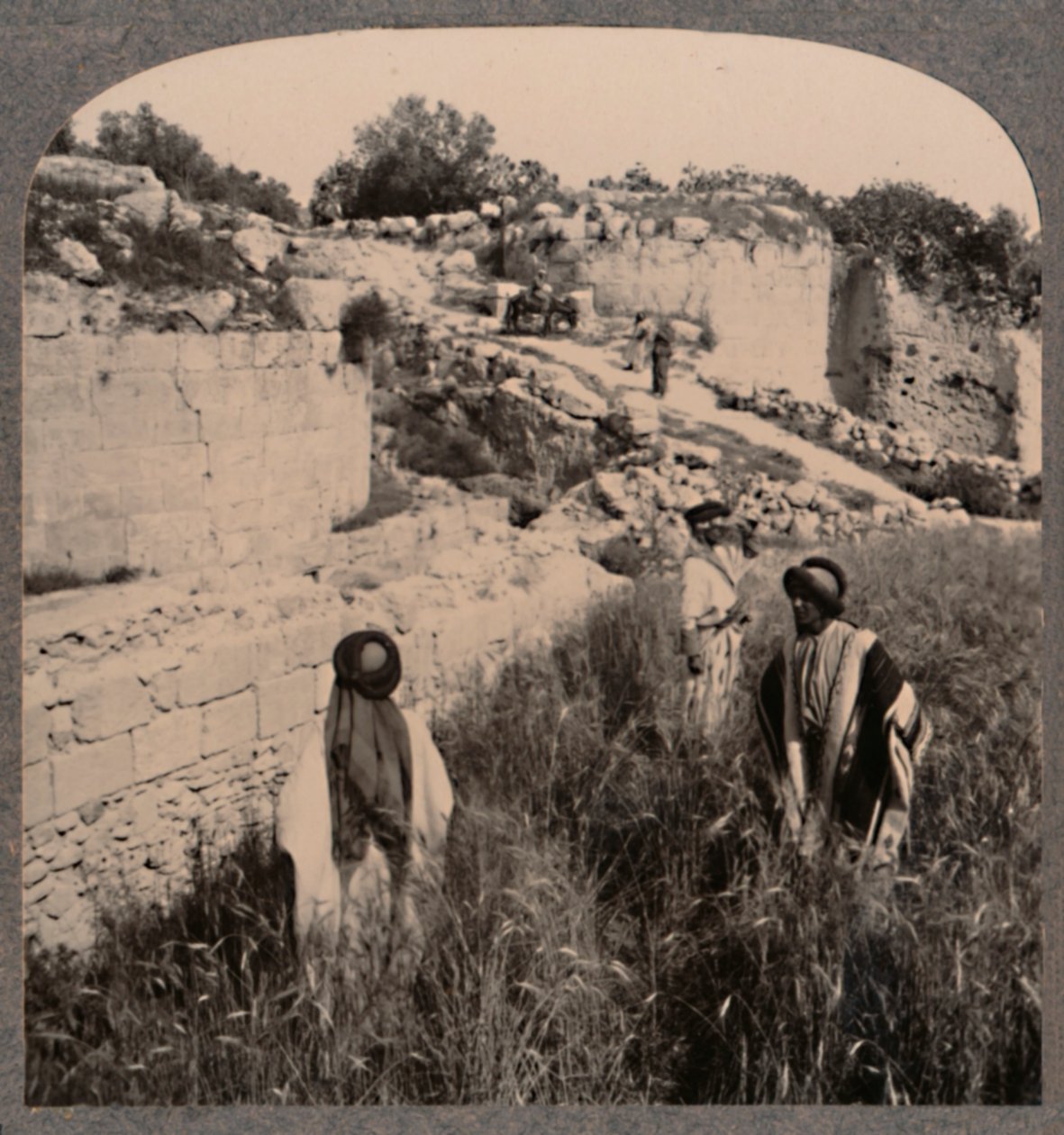 Muros de Augusto, Samaria, c1900 de Unbekannt