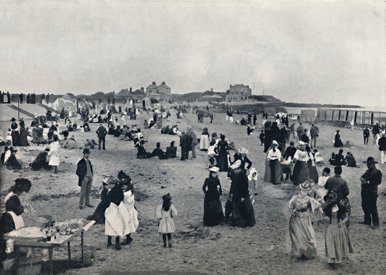 Walton-on-the-Naze - Escena en la playa, 1895 de Unbekannt