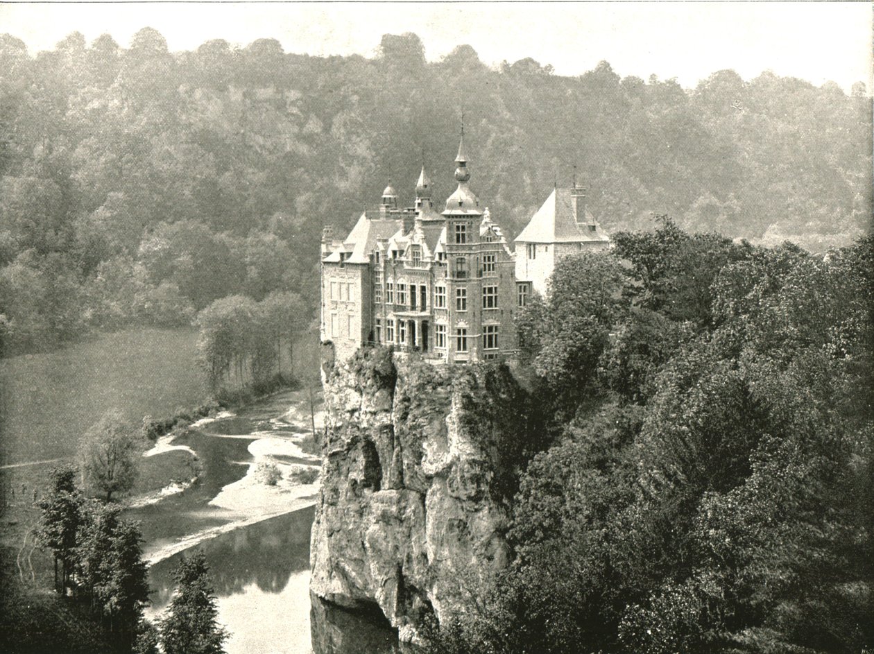 Castillo de Walzin, Dinant, Bélgica, 1895 de Unbekannt