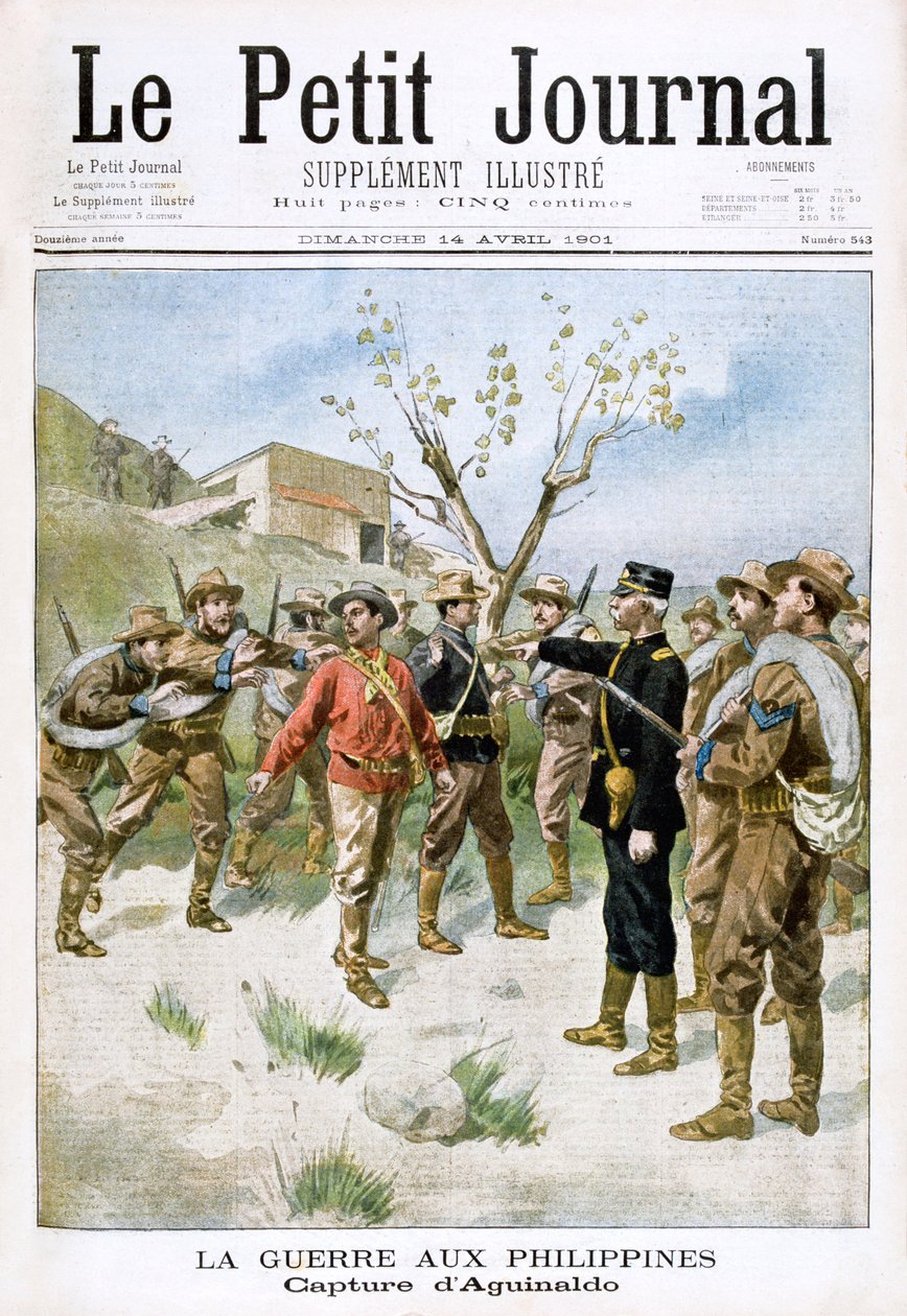 Guerra en Filipinas, Captura de Aguinaldo de Unbekannt