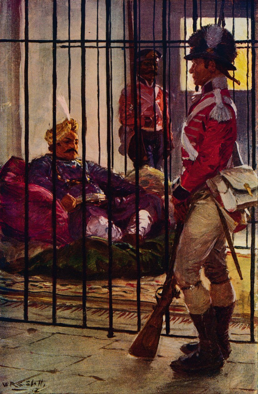 Wazir Ali en prisión, c1799 c1912 de Unbekannt