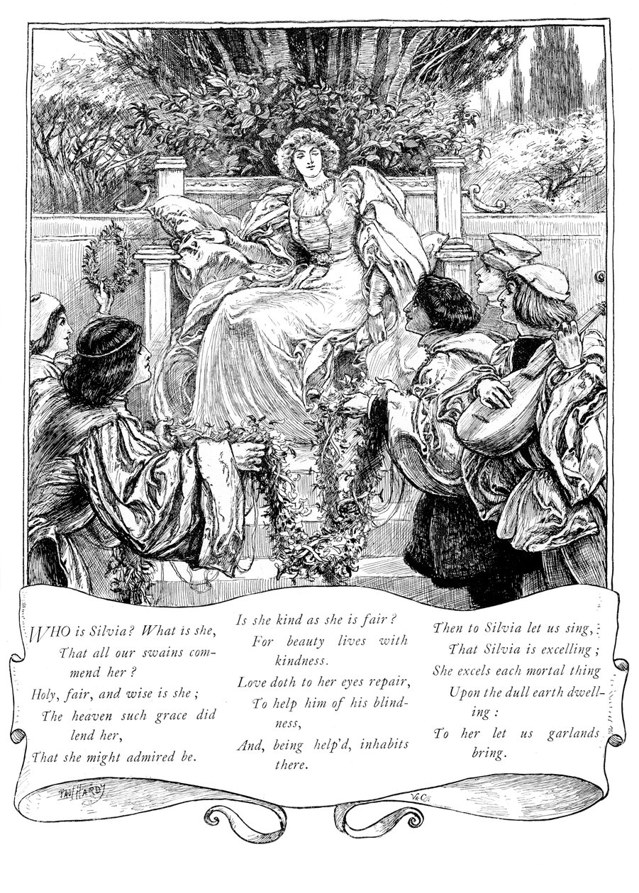 ¿Quién es Silvia?, 1895 de Unbekannt