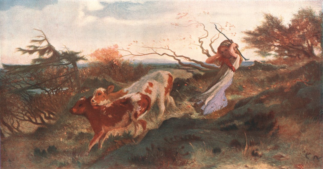 Viento en el páramo, 1863, c. 1902 de Unbekannt