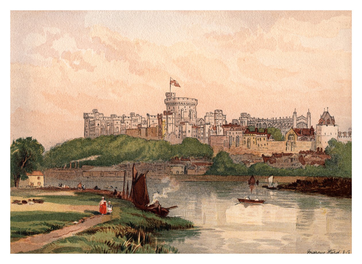 Castillo de Windsor, 1880 de Unbekannt