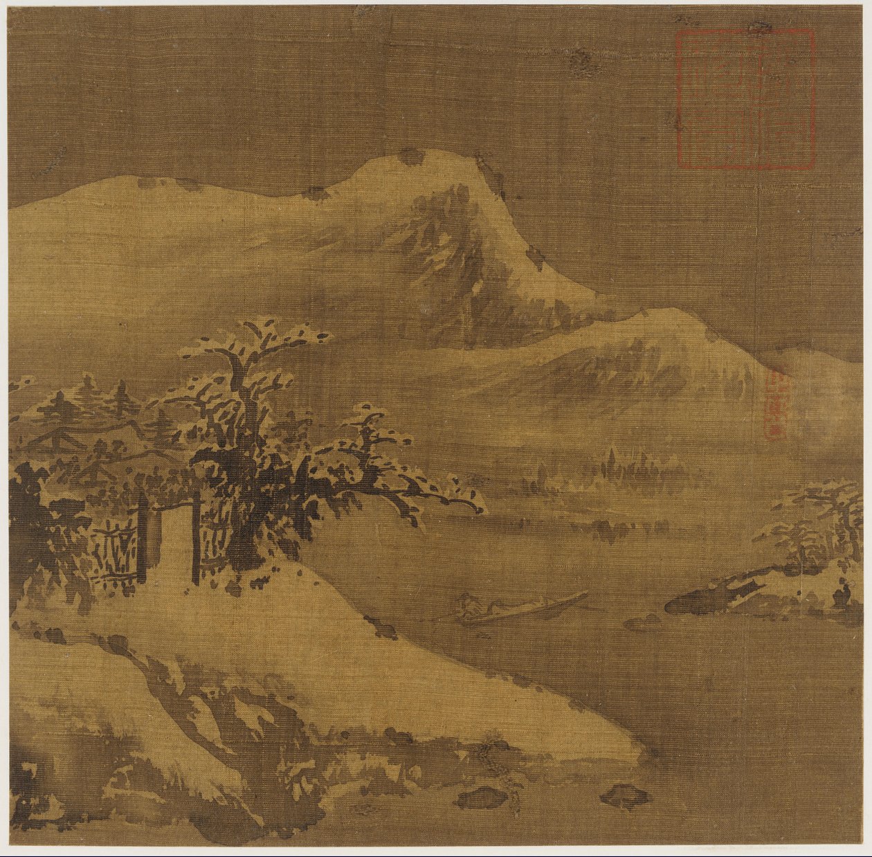 Paisaje de invierno, dinastía Ming, 1368-1644 de Unbekannt