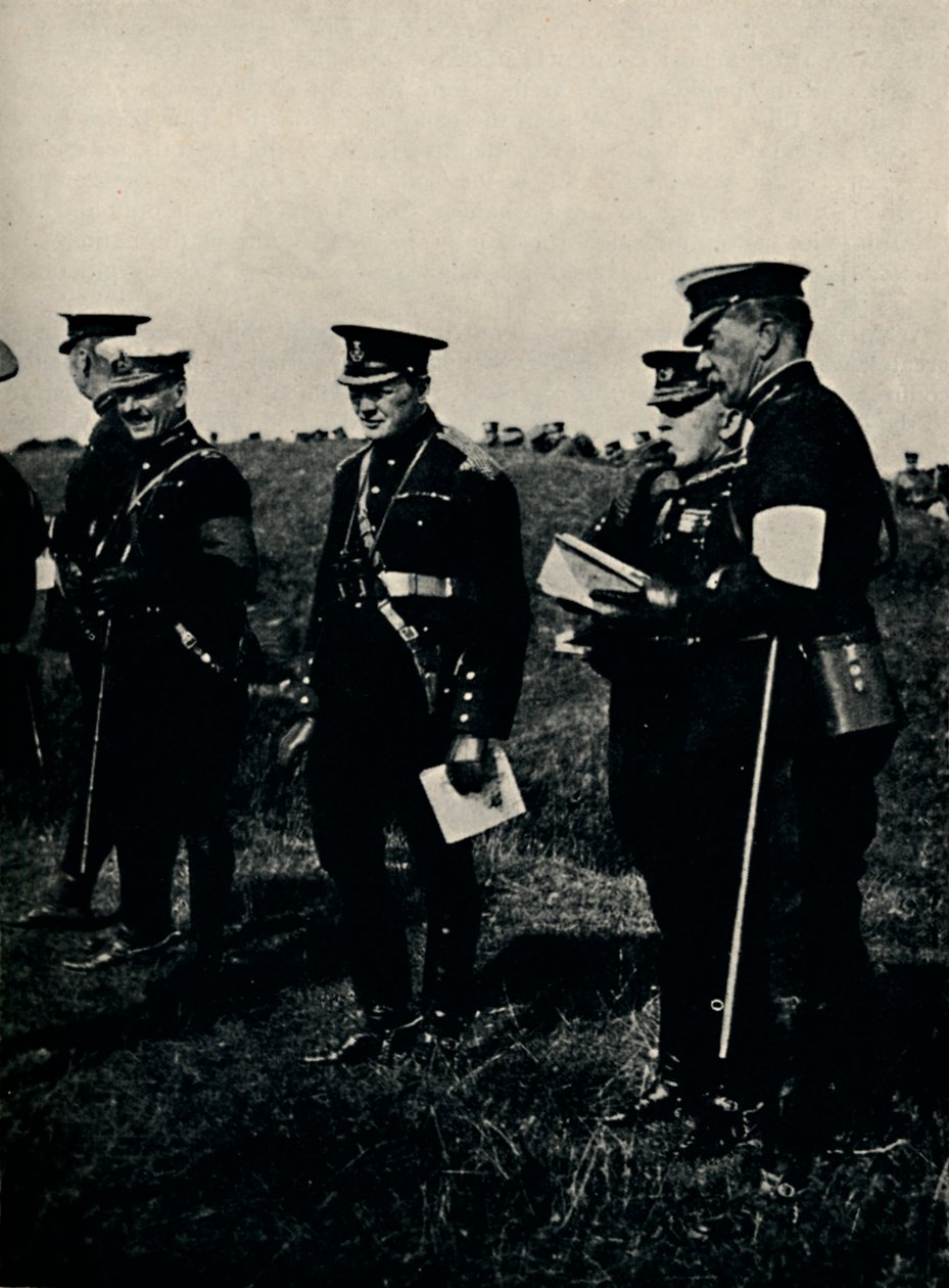 Con el General French en las maniobras del ejército, 1912, 1945 de Unbekannt