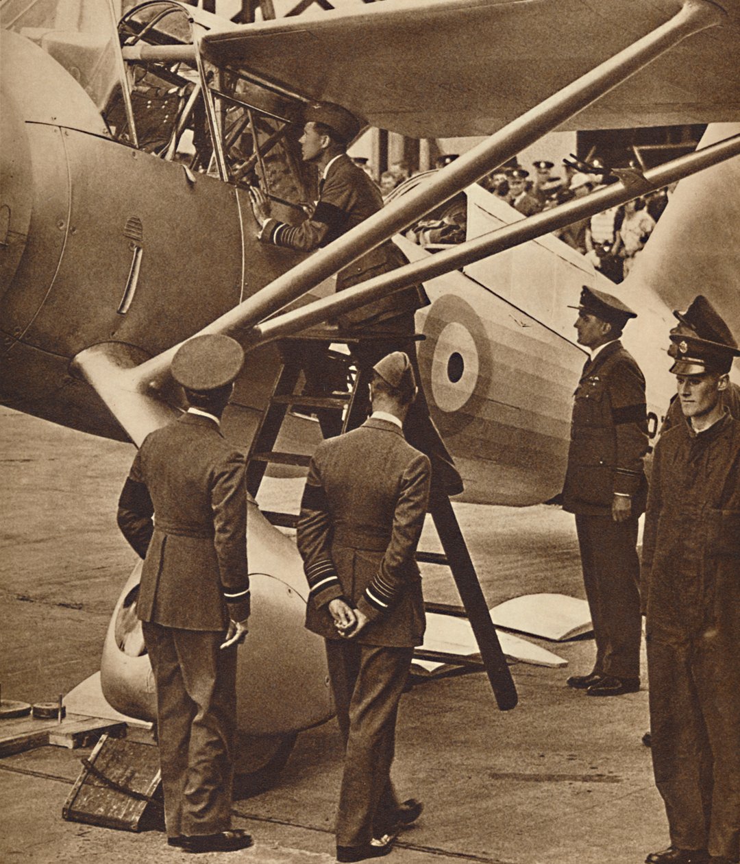 Con la Real Fuerza Aérea, 1937 de Unbekannt