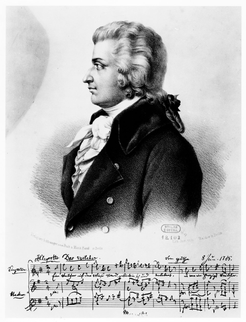 Wolfgang Amadeus Mozart 1756-1791, c1790 de Unbekannt