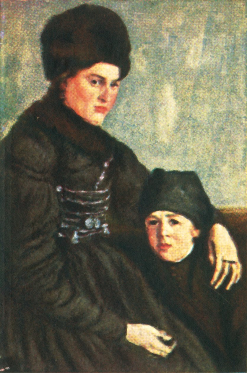 Mujer de Dachau con niño, c. 1928 de Unbekannt