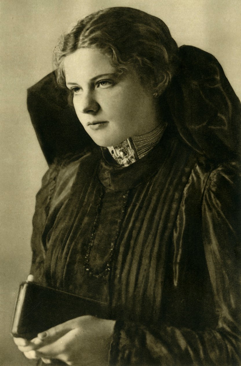 Mujer en traje tradicional, Alta Austria, c. 1935 de Unbekannt