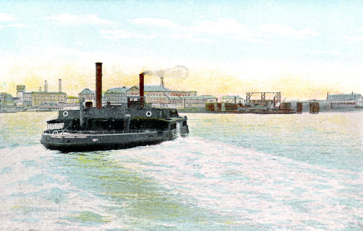 Ferry Gratis de Woolwich, Londres, siglo XX de Unbekannt