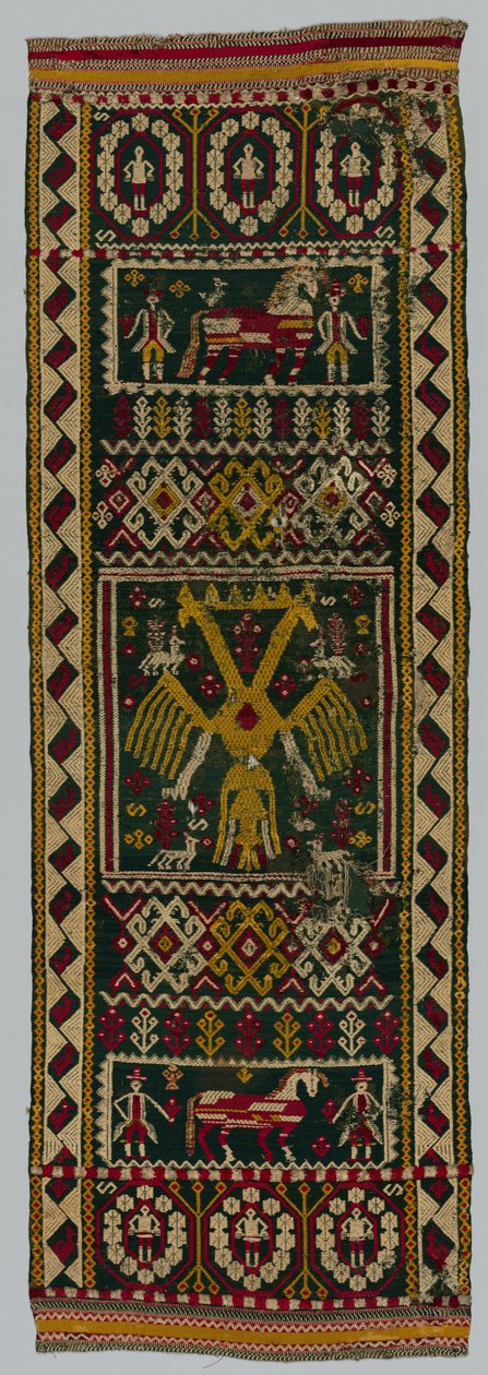 Cofre o Cubierta de Cama Tejida, 1700s de Unbekannt