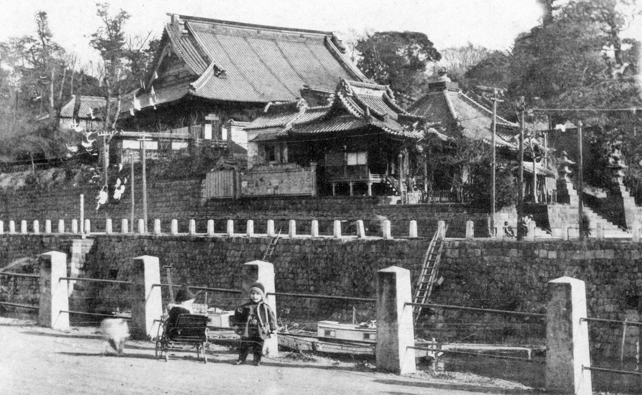 Templo budista Yakushi, Motomachi, Yokohama, Japón, siglo XX de Unbekannt