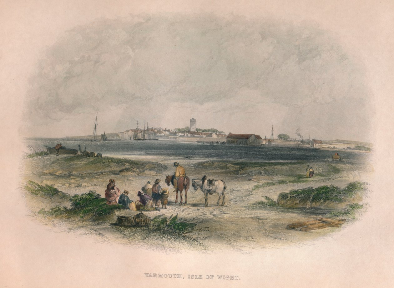 Yarmouth, Isla de Wight, siglo XIX de Unbekannt