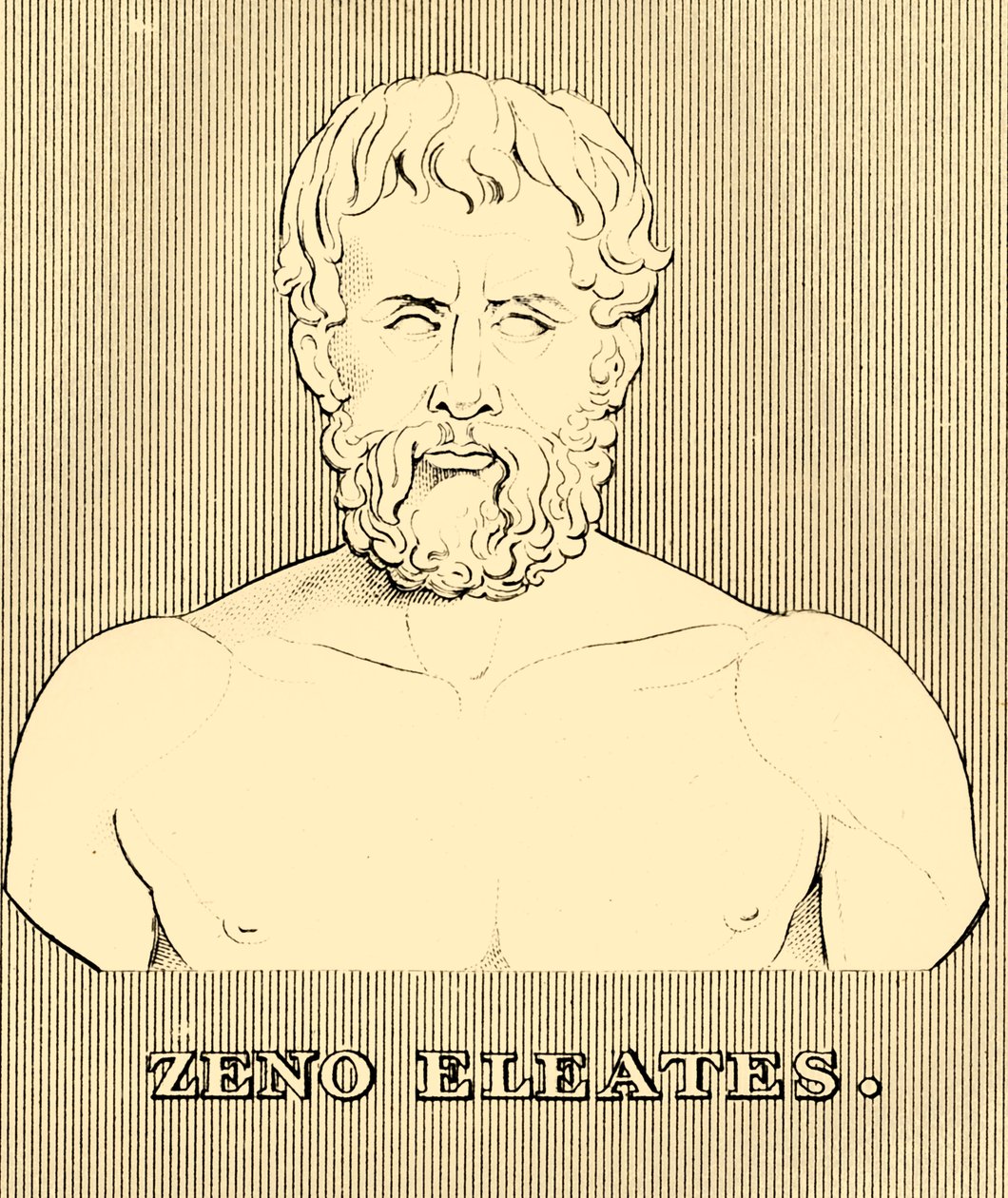 Zenón de Elea, c495-430 a.C., 1830 de Unbekannt