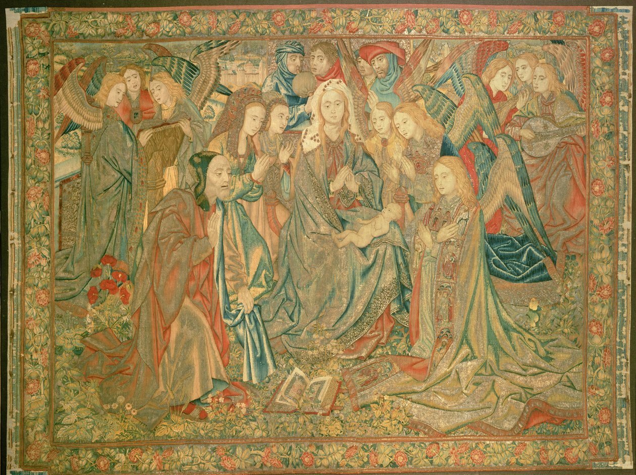 Adoración del Niño Jesús (Tapiz) de Unbekannt Unbekannt